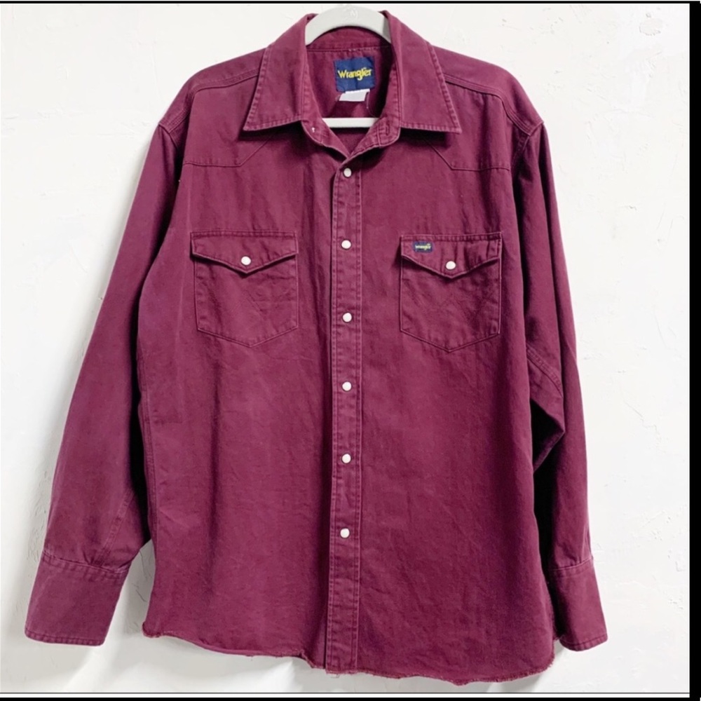 vintage wrangler snap up